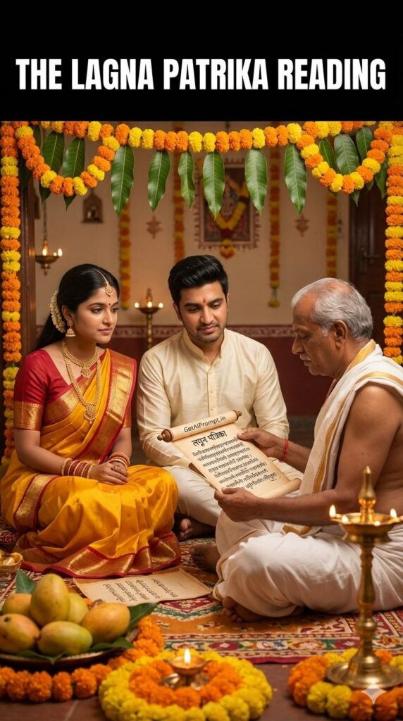 Lagna Patrika Traditional Reading AI Portrait