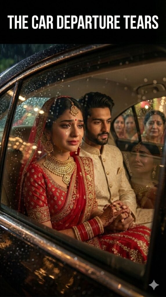 Car Departure Tears Vidaai Indian Wedding AI