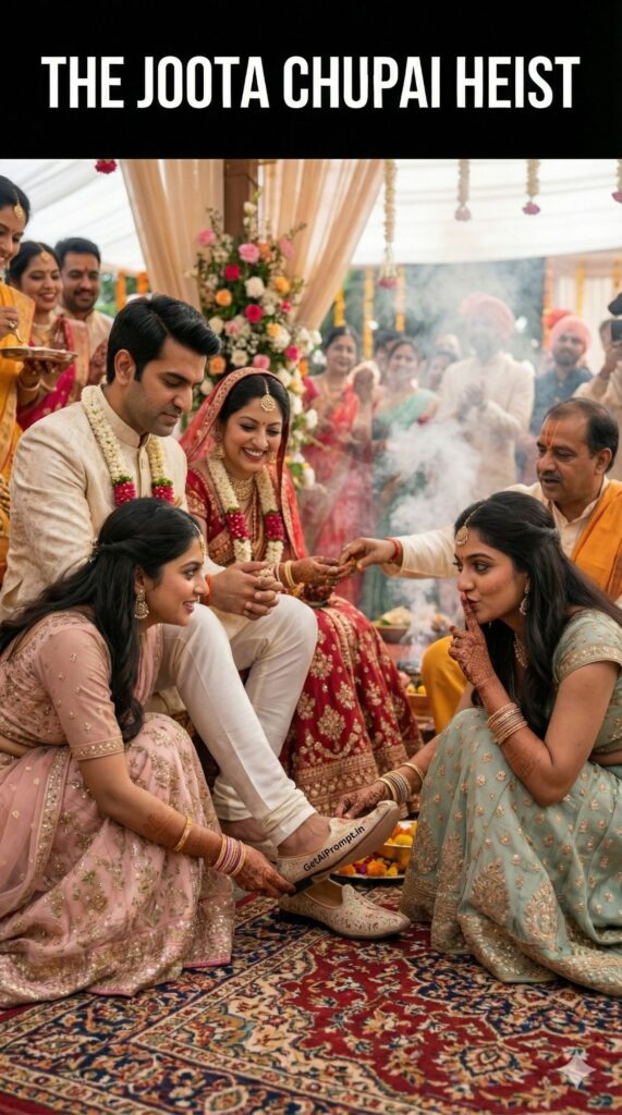 Joota Chupai Shoe Stealing Wedding Prank AI Photo