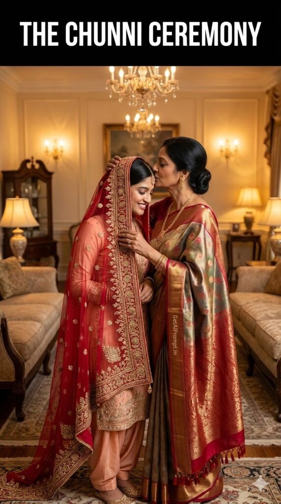 Palla Dastoor Gifting Bridal Outfit Indian Wedding AI