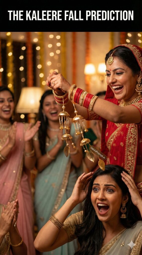 Kaleere Fall Action Indian Wedding Ritual AI