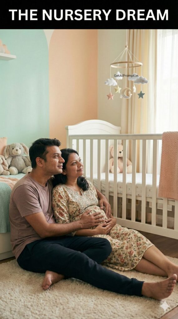 Nursery Dream Anticipation Couple Maternity AI Photo