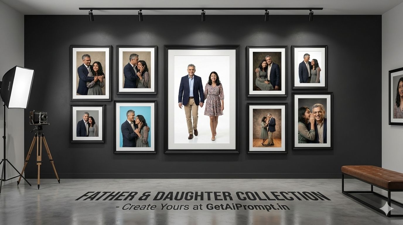 Father Daughter Gemini AI Prompts for Emotional & Studio Images