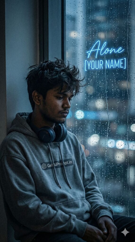 Option 9: The Sad Boy Broken Heart - Trend: Emotional/Lo-Fi | Vibe: Rain, window, headphones, moody