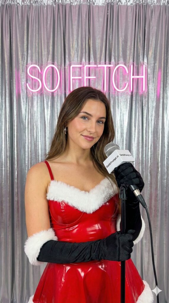 Option 4: The Mean Girls Jingle Bell Rock - Trend: Pop Culture | Vibe: Iconic 2000s costume, sexy but cute, performance