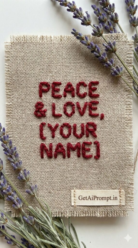 Option 7: The Embroidered Linen - Trend: Heirloom Textile | Vibe: Cottagecore luxury, handmade, organic, natural