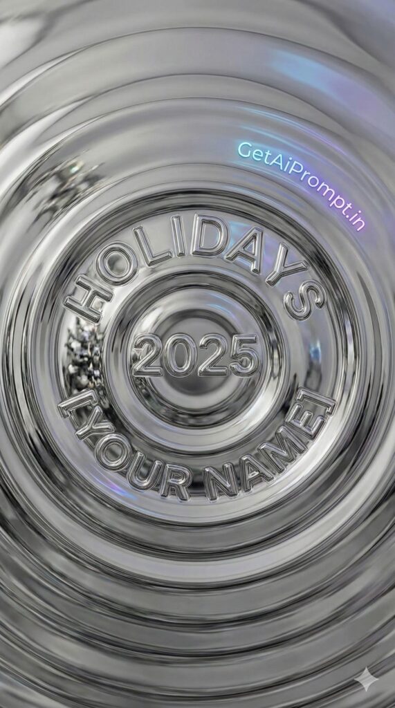 Option 10: The Liquid Mercury - Trend: Futuristic Chrome | Vibe: Modern art, liquid metal, T-1000, sleek, minimalist