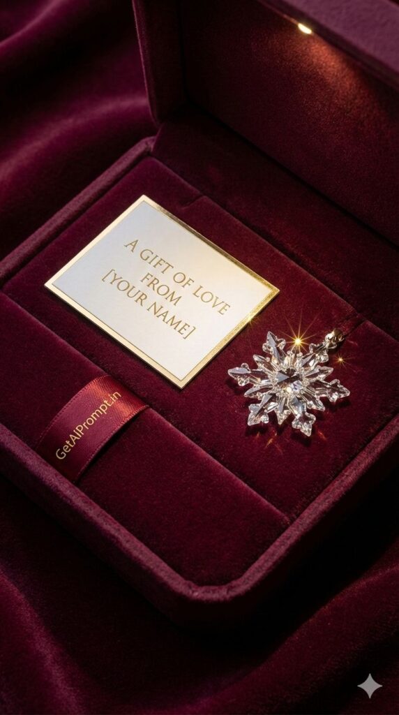 Option 3: The Jewelry Box Reveal - Trend: Unboxing Experience | Vibe: Tiffany & Co., Cartier, gift-giving, surprise