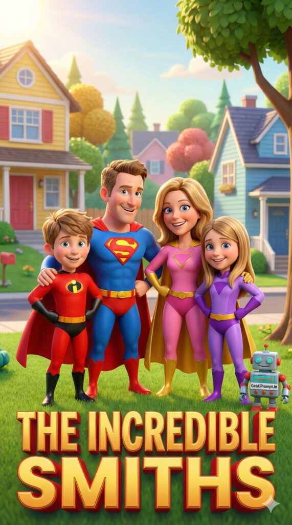 Option 4: The 3D Animation Movie - Trend: Pixar Style | Vibe: Cute, big eyes, vibrant colors, movie poster