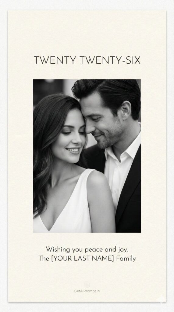 Option 7: The Elegant Minimalist - Trend: Modern | Vibe: Clean lines, lots of white space, sophisticated