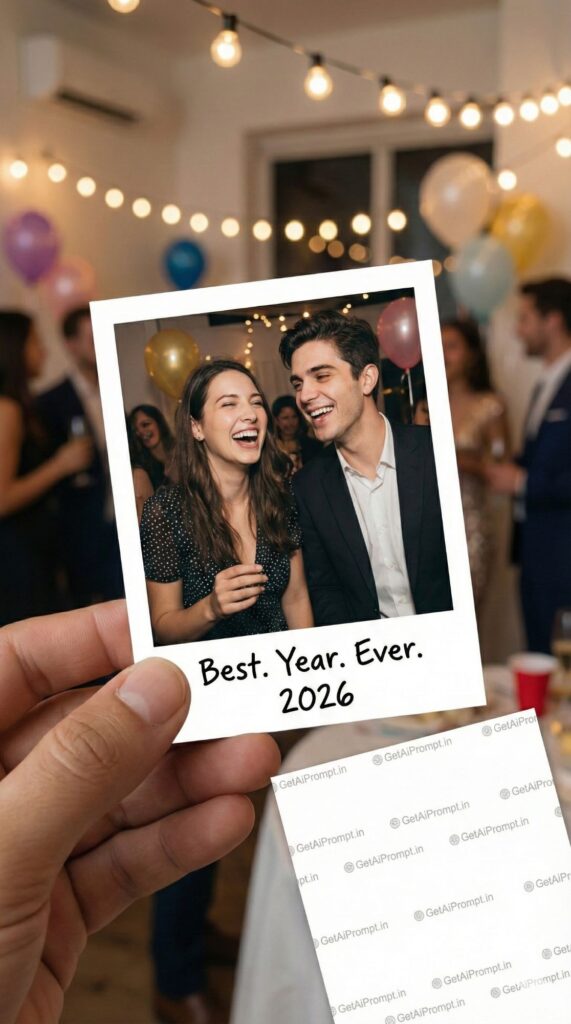 Option 10: The Instax Frame - Trend: Polaroid Style | Vibe: White border, handwritten marker, memory keeping