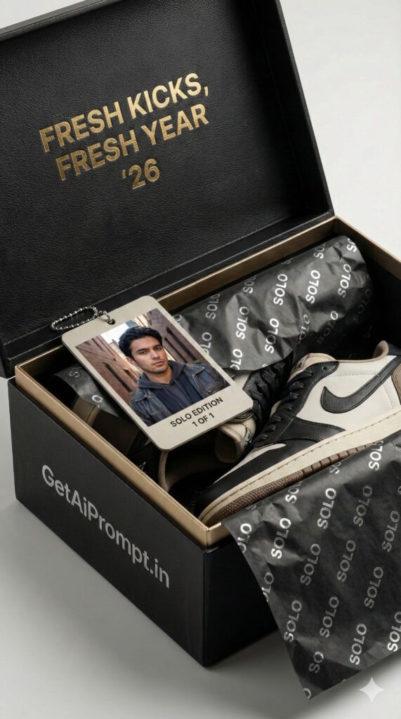 Option 7: The Sneakerhead - Trend: Hypebeast Box | Vibe: Luxury unboxing, streetwear, cool, collectible