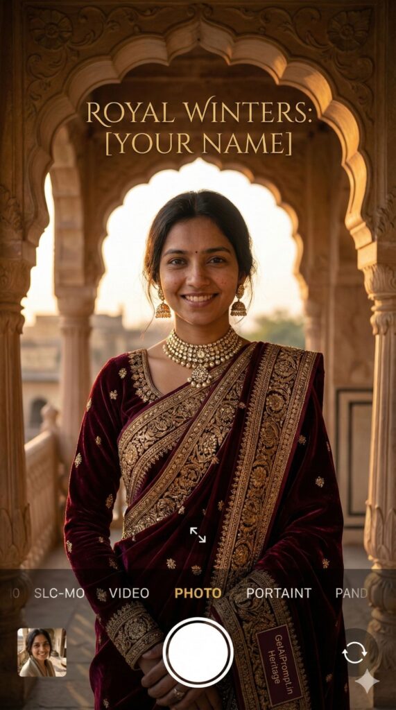 Option 1: The Royal Velvet - Trend: Old Money Aesthetic | Vibe: Deep jewel tones, heavy embroidery, regal, heritage haveli