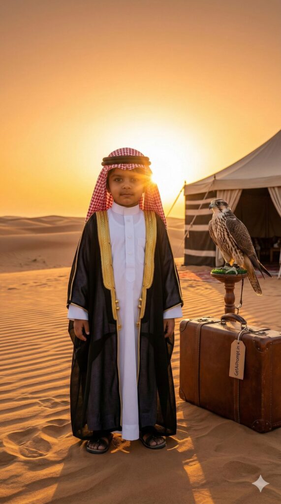 Little Sheikh AI Photo Prompt