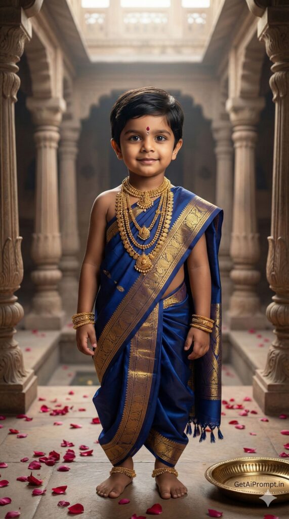 Indian Traditional Baby Photo Prompt