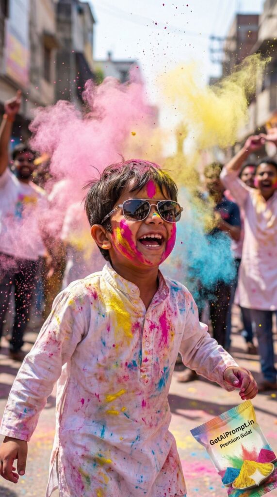 Holi Baby Photo Prompt