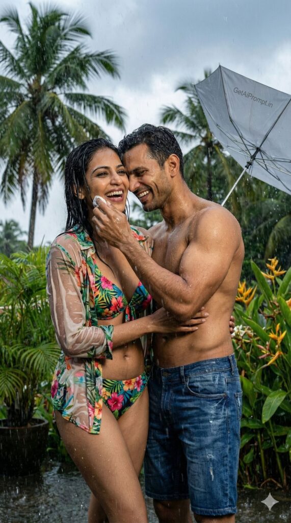 trend: Monsoon Romance | Vibe: Kerala Backwaters, Cinematic Rain