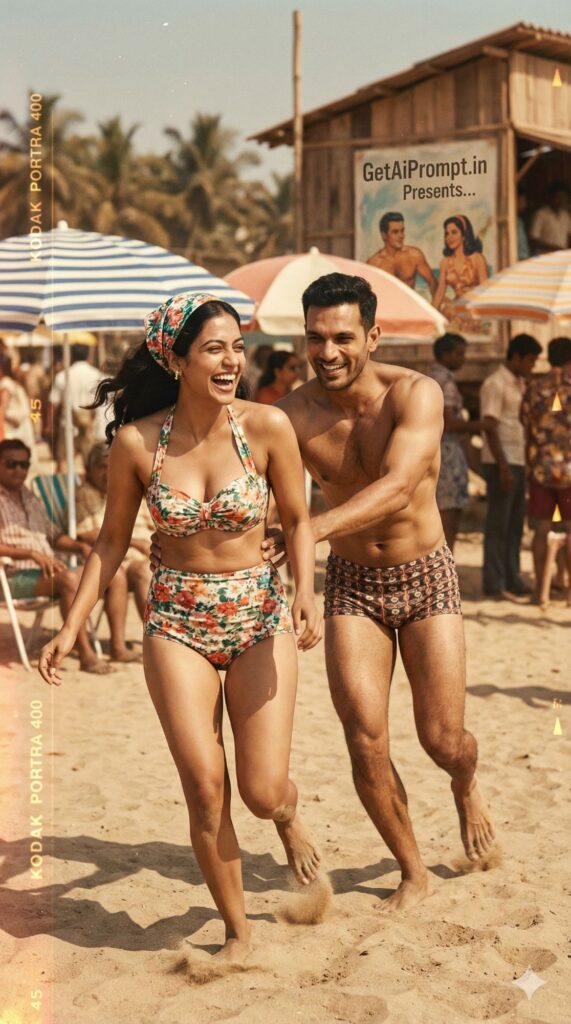 trend: Retro Bollywood | Vibe: Vintage Film Grain, 70s aesthetic, Nostalgia