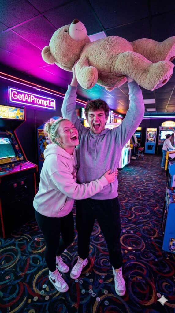 trend: Neon & Nostalgia | Vibe: Gen Z energy, energetic, colorful