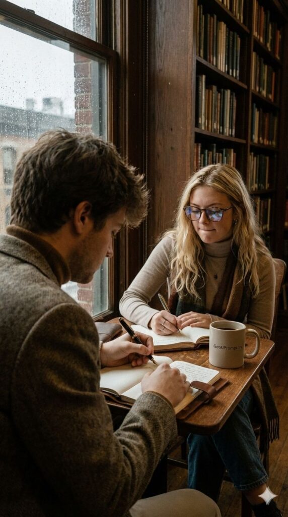 trend: Dark Academia | Vibe: Intellectual, quiet, introverted romance