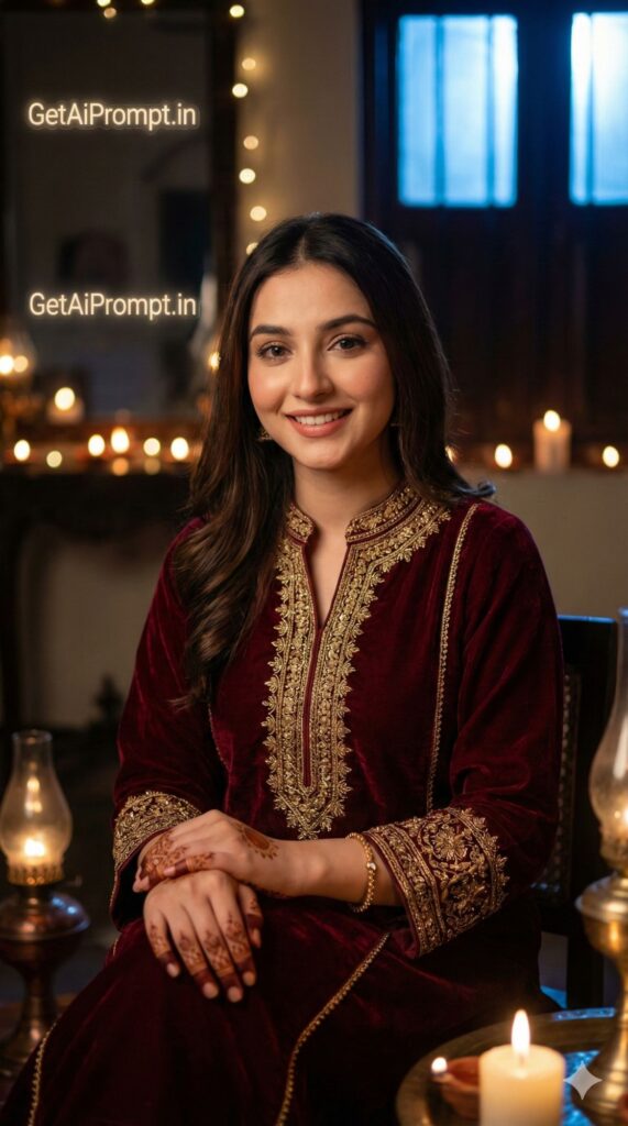 Option 2: The Velvet Night trend: Winter Festive | Vibe: Expensive, Moody, High-Contrast Luxury