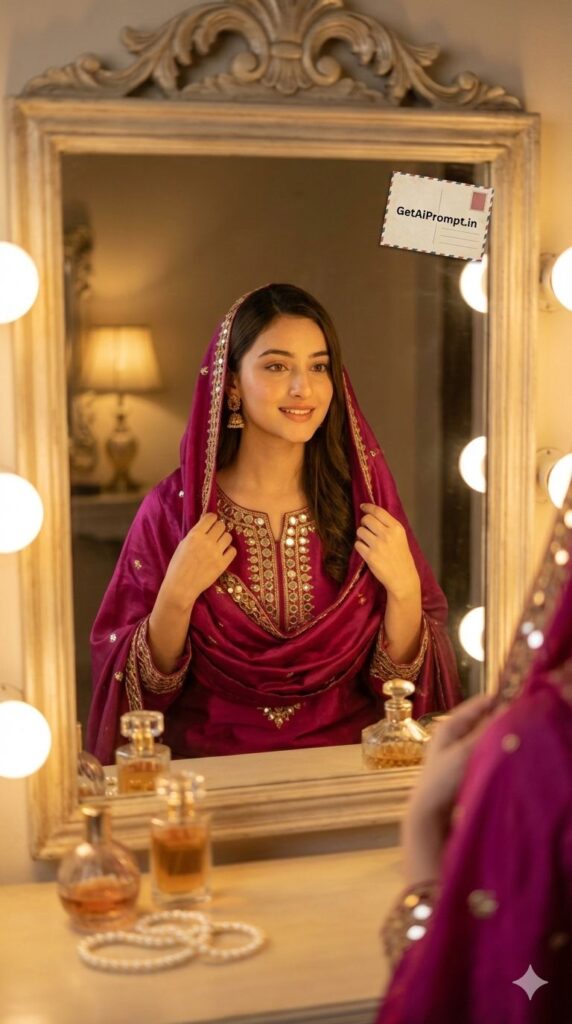 Option 10: The Mirror Work trend: Creative Reflections | Vibe: Artistic, Abstract, Editorial