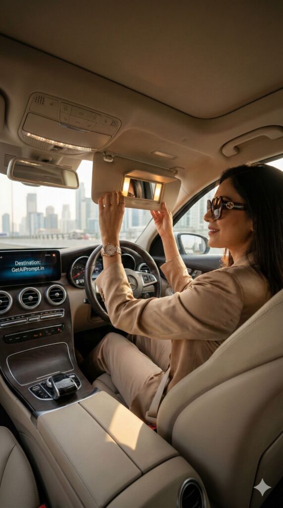 Option 29: The Luxury Car Interior trend: Old Money Status | Vibe: Rich, Lifestyle, Travel