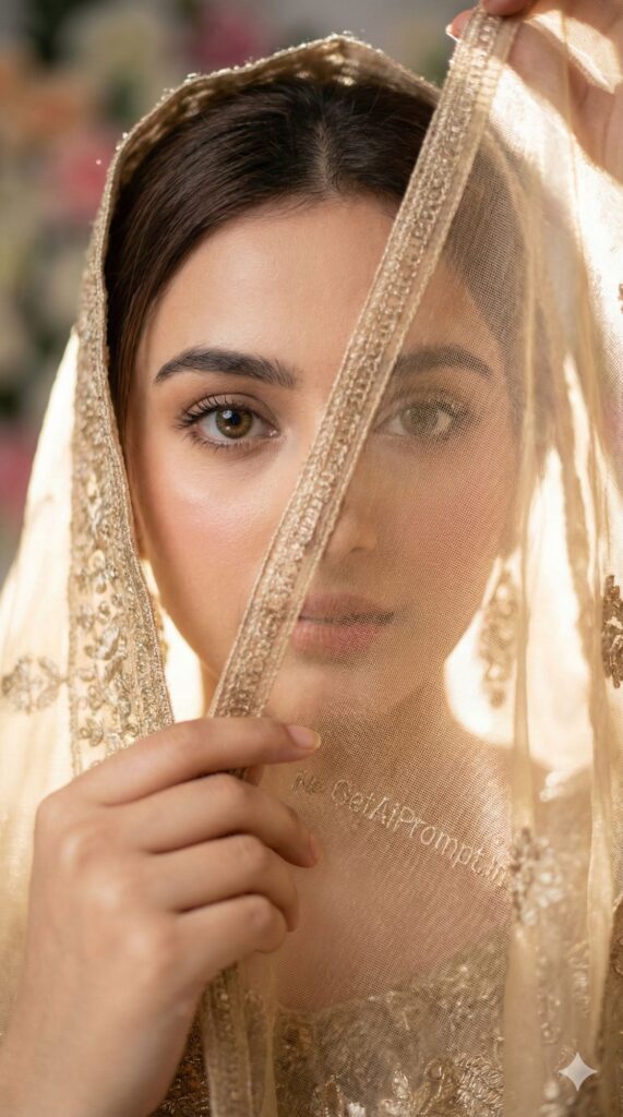 Option 4: The Sheer Elegance trend: Dupatta Styling | Vibe: Ethereal, Soft, Romantic, Artistic