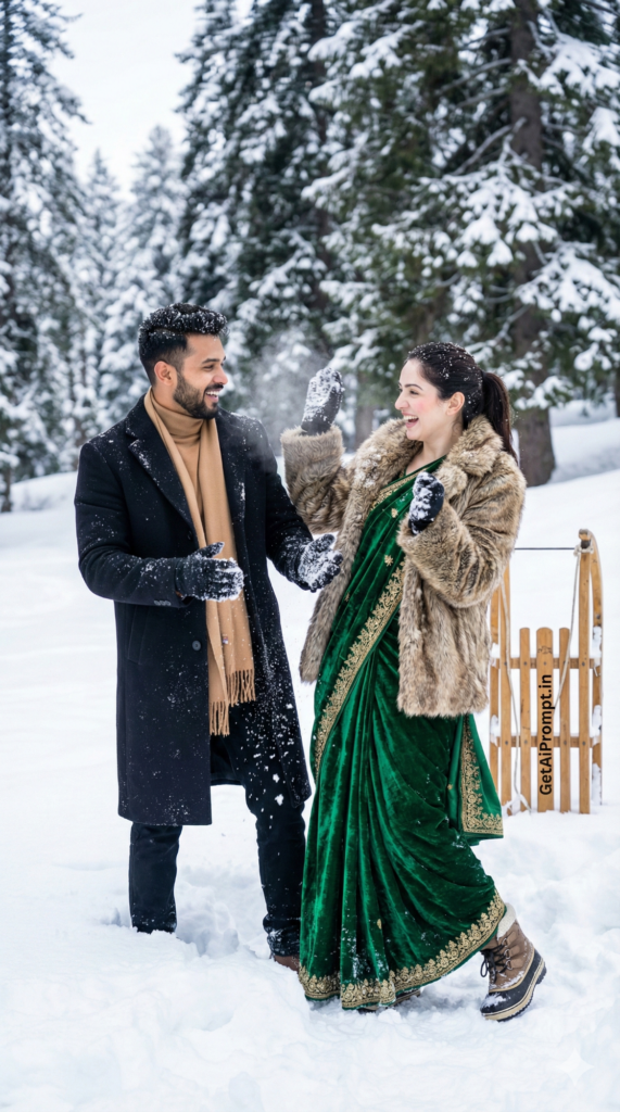 trend: Snow Aesthetic | Vibe: Magical, High-Contrast