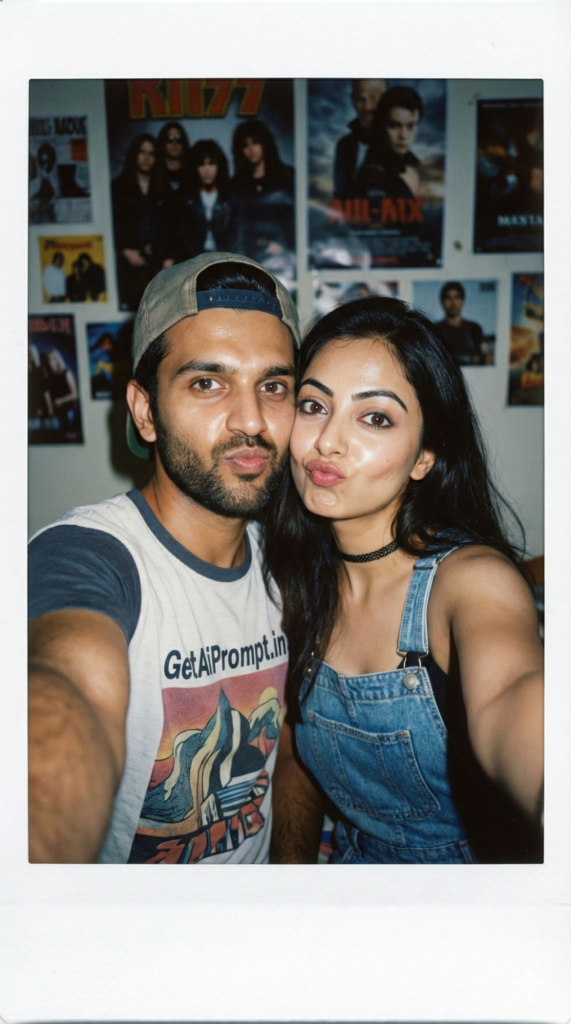 trend: 90s Flash Selfie | Vibe: Imperfect Candid Fun