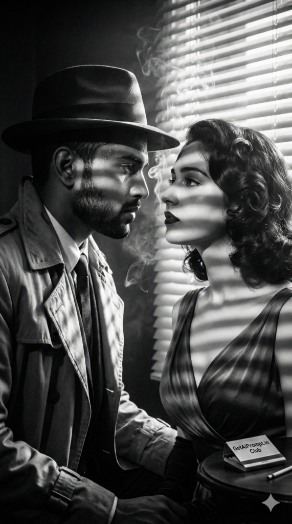 trend: Cinematic Noir | Vibe: Mystery & Shadows