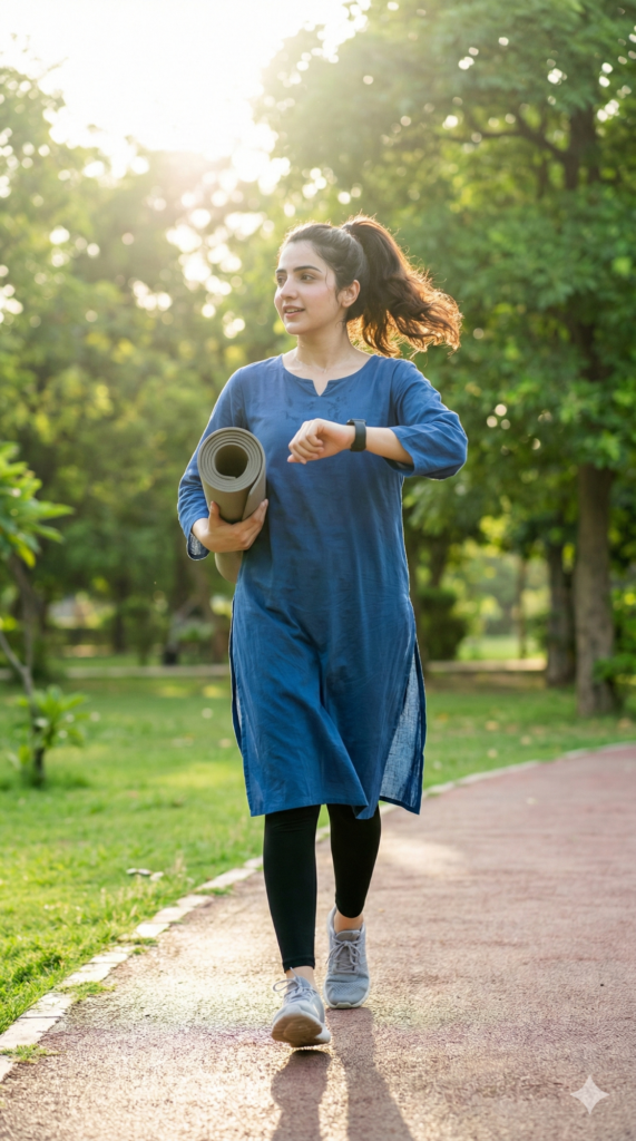 trend: Modern Lifestyle | Vibe: Morning Walk, Yoga