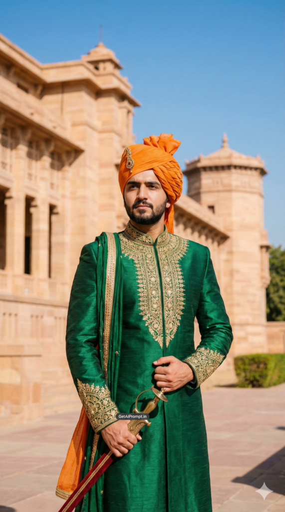 trend: Rajputana Emerald | Vibe: Vibrant, valiant, and outdoor luxury