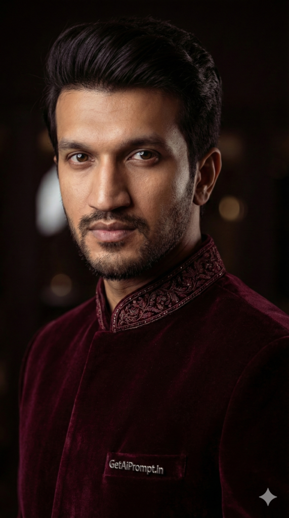 trend: Deep Wine Velvet | Vibe: Intense, close-up, and perfume ad style