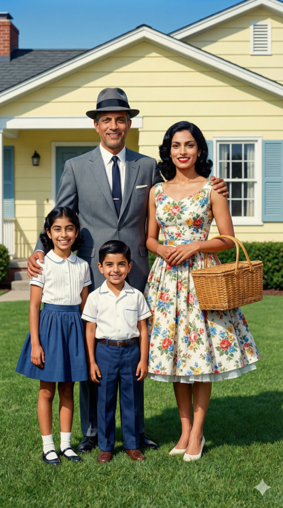 Trend: Wes Anderson | Vibe: Mid-Century Modern, Hyper-Saturated, Nuclear Family