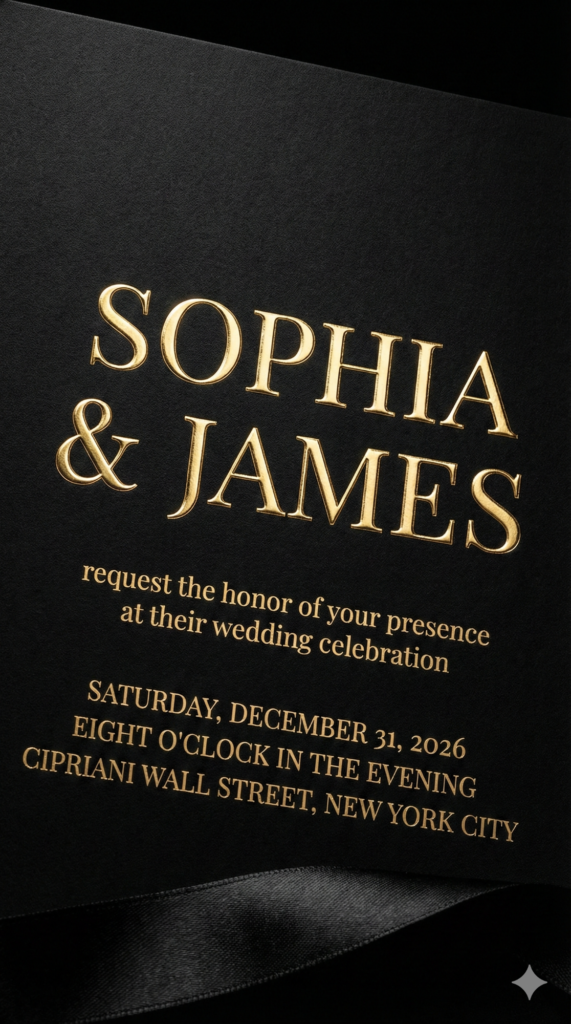 trend: High-Contrast Minimalism | Vibe: Formal, Night-time, Sophisticated, Masculine/Feminine Balance