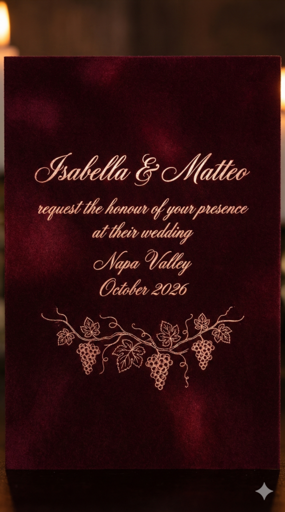 Trend: Gold Grapes | Vibe: Rustic, Warm, Wine Country, Italian-inspired