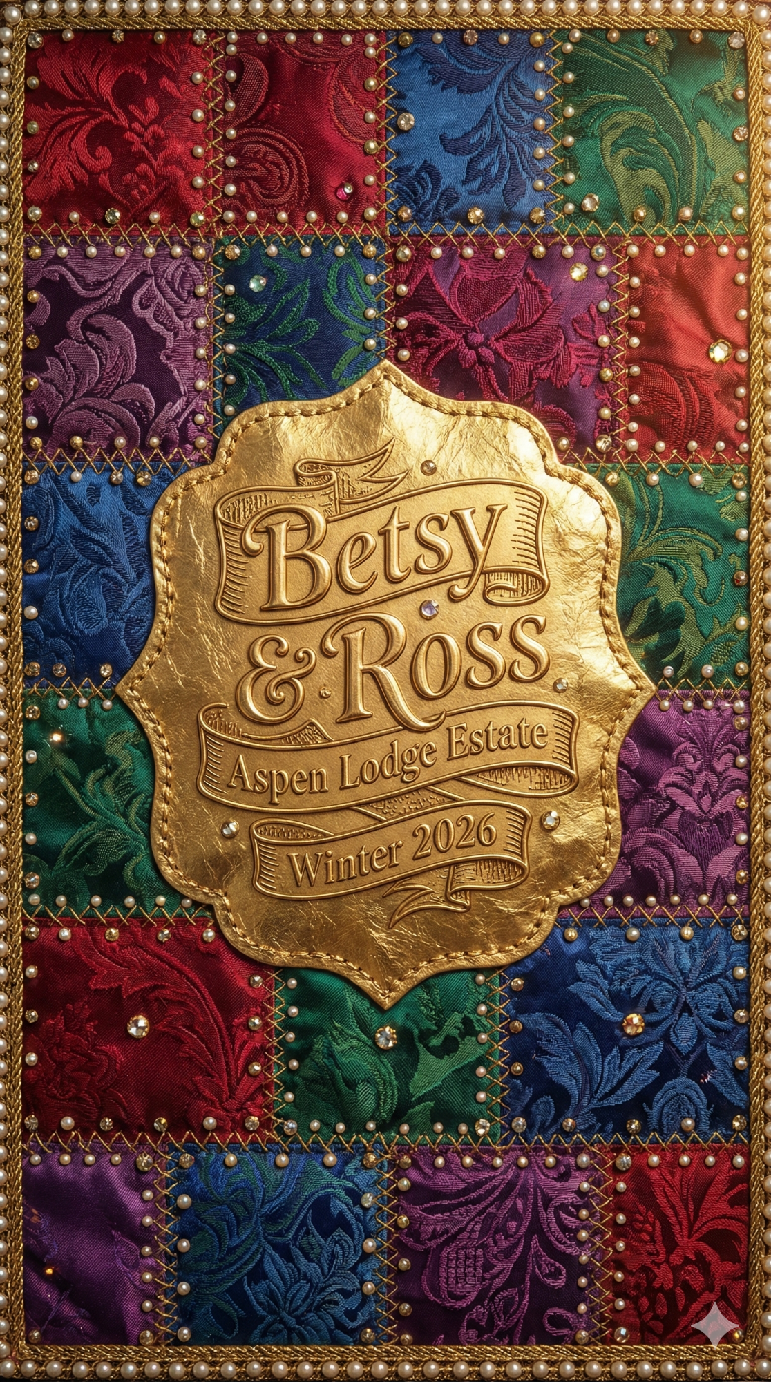 trend: Folk Art Maximalist Pattern | Vibe: Opulent interpretation of Americana, rich patterns, textile-based luxury.