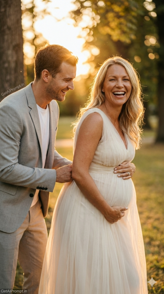 trend: The Golden Hour & Nature Collection | Vibe: Commercial Lifestyle. The "Insurance Ad" Level Happiness.