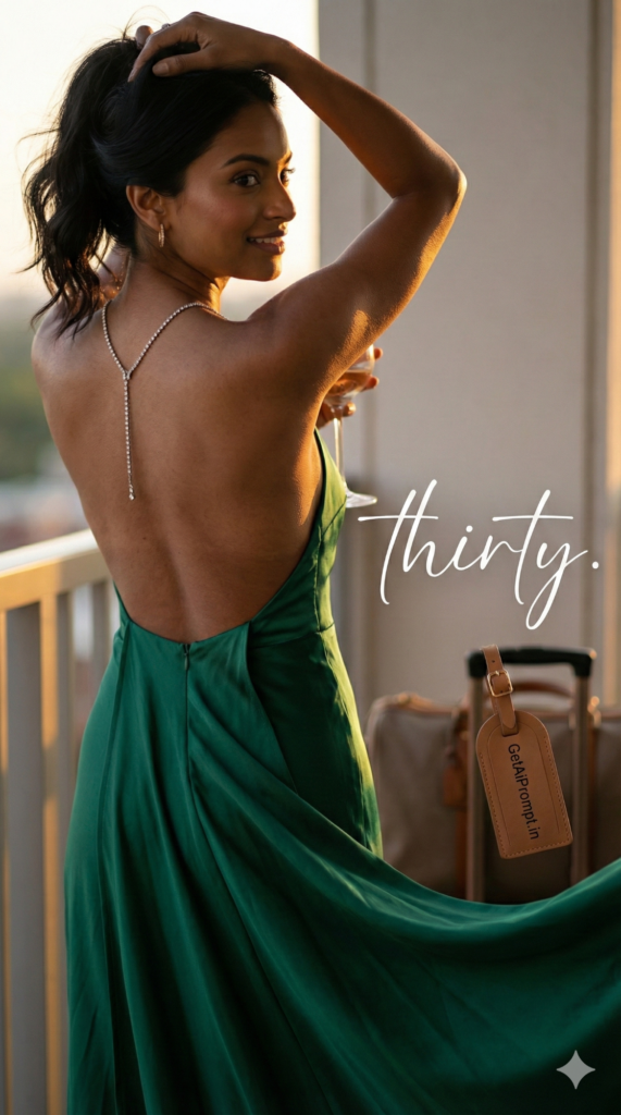 Trend: Romantic Golden Hour | Vibe: Flirty, Sophisticated, Backless Dress, 'Follow Me' energy