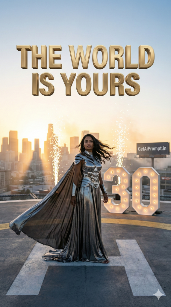 Trend: Cinematic Scale | Vibe: Times Square Billboard, Epic Scale, 'The Main Event'