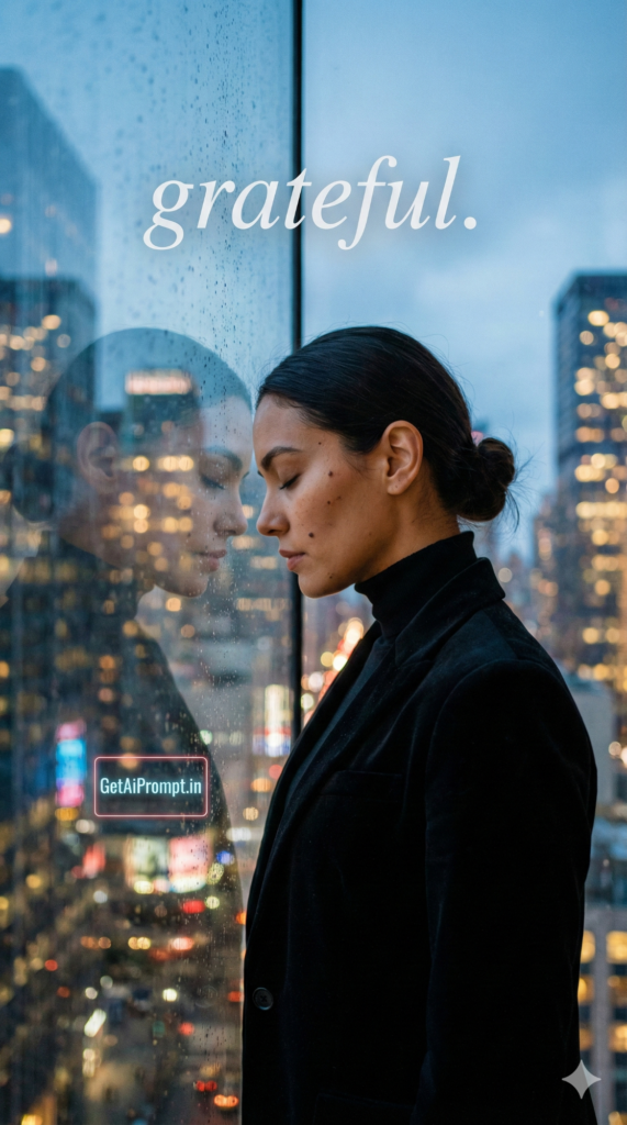 Trend: Cinematic / Double Exposure | Vibe: Reflective, moody, cinematic, 'looking at my empire'