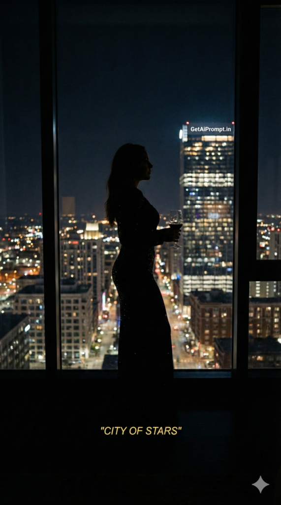 Trend: Silhouette / Epic Scale | Vibe: Mystery, silhouette, cinematic ending, 'The Dark Knight' energy