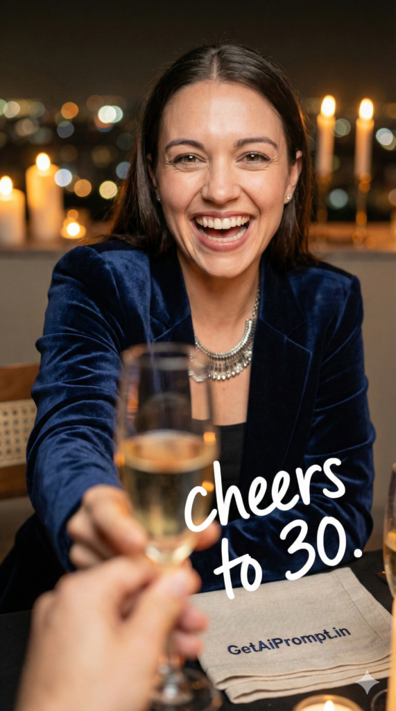 Trend: Intimate Celebration | Vibe: Cheers to you, inviting the viewer, warmth, connection