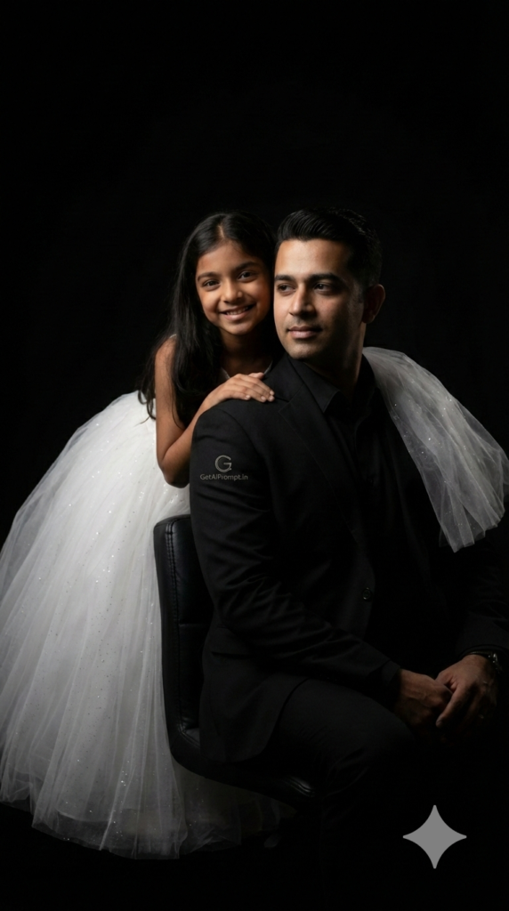 trend: Chiaroscuro Contrast | Vibe: The juxtaposition of strength and innocence. Stunning visual impact.