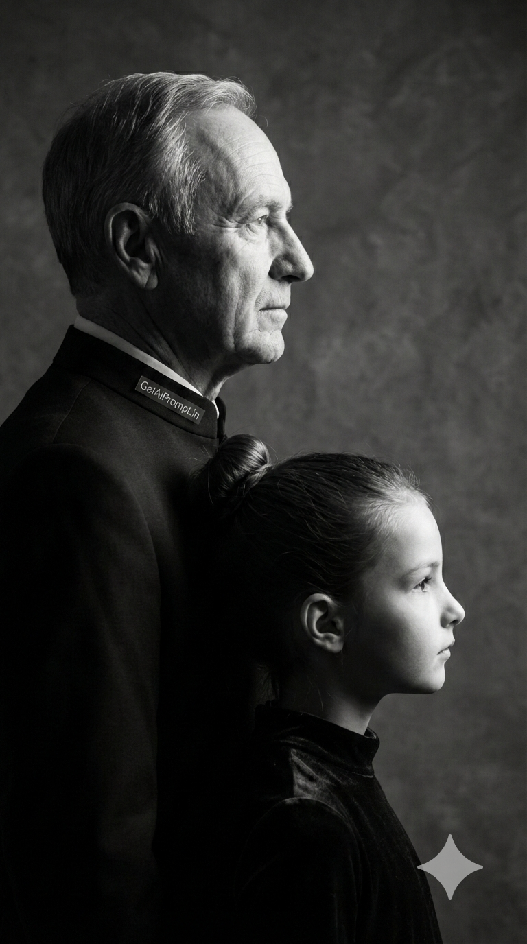 trend: Generational Profile | Vibe: The coin profile. The history book shot. Strong and defined.