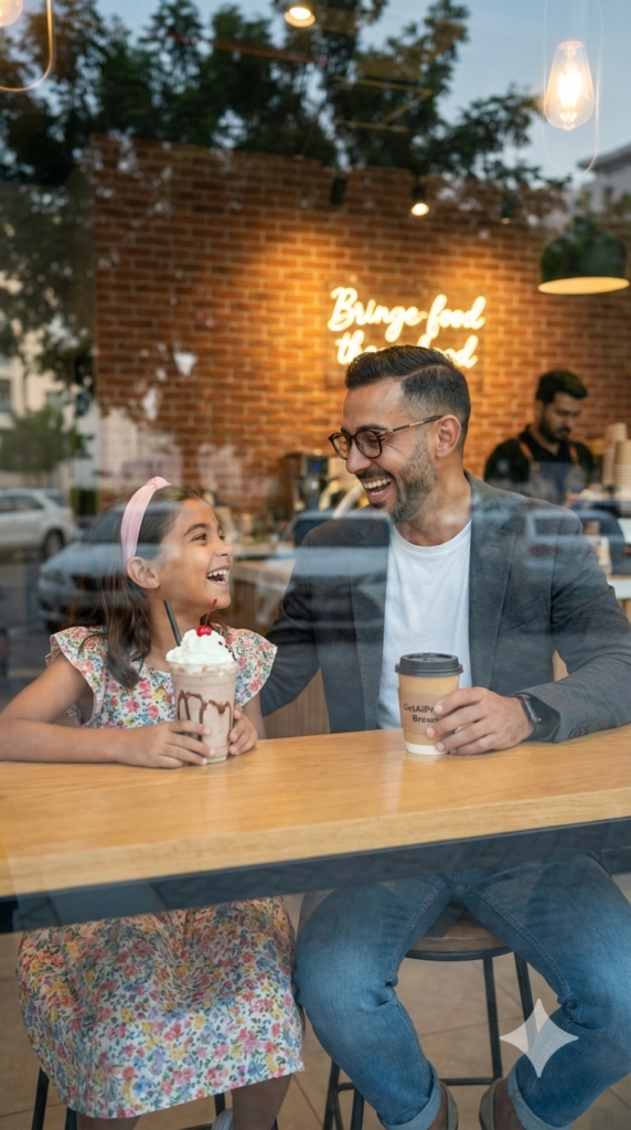 trend: Third Wave Cafe Culture | Vibe: Third Wave Coffee culture, remote work dad, treats.