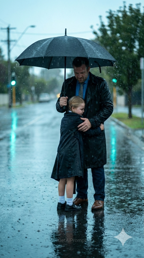 Trend: Monsoon Protection | Vibe: Aashiqui 2 rain moment but wholesome. Reflection, blue tones, warmth.