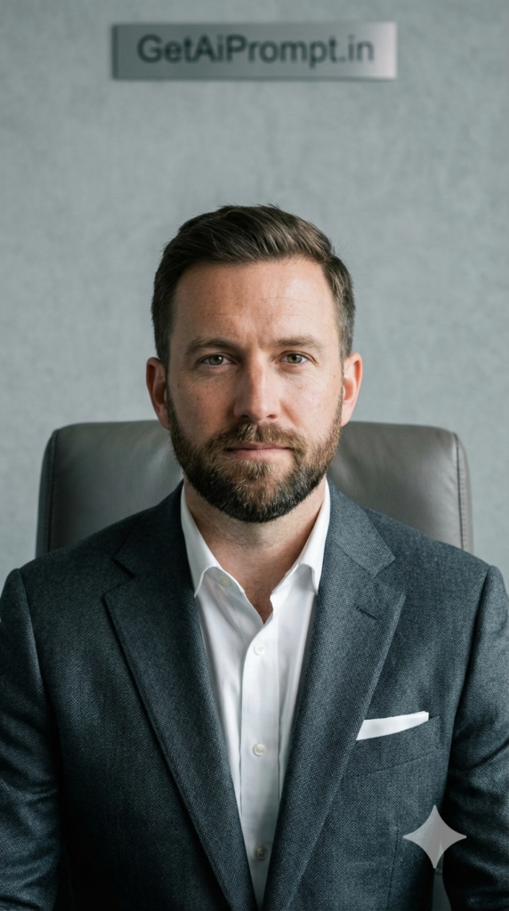 Strategic Vision Executive Headshot AI Portrait