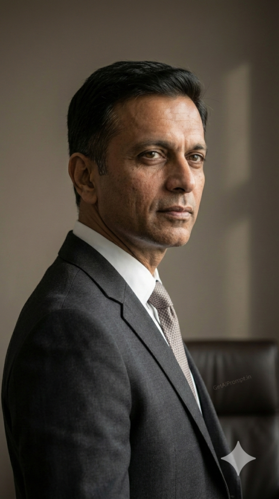 Executive Profile Angle Authority Shot Corporate Counsel Law Partner AI Image